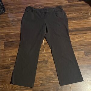 Rafaella Black Wide Leg Pants